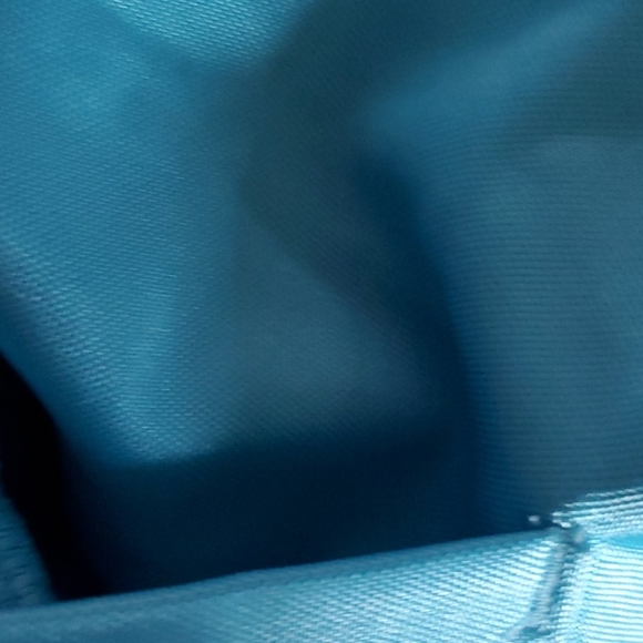 Adidas blue shimmery shorts - Picture 6 of 8